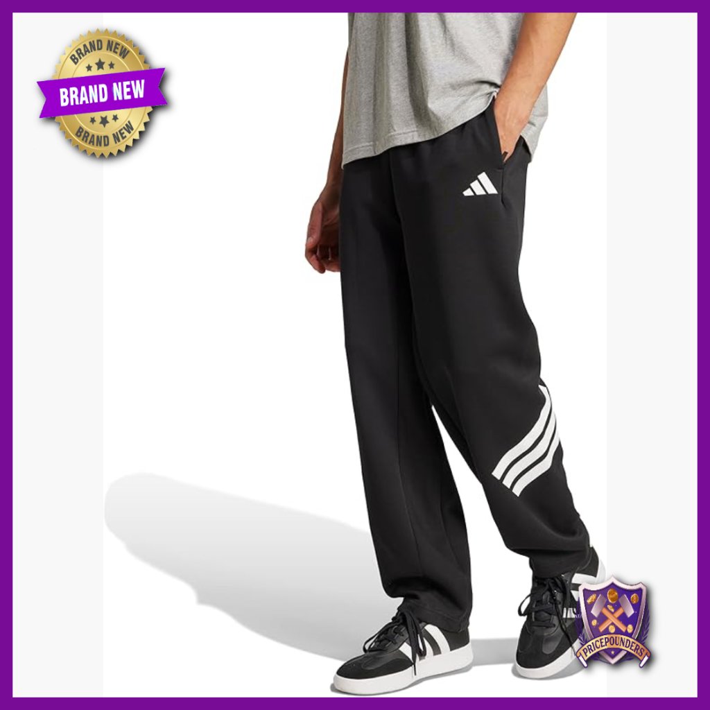 Men's Golf Pants With Open Hem, Drawstring Waist, Loose Fit